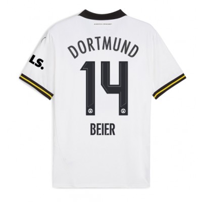 Dres Borussia Dortmund Maximilian Beier #14 Rezervni 2024-25 Kratak Rukav Dres Borussia Dortmund Maximilian Beier #14 Rezervni 2024-25 Kratak Rukav